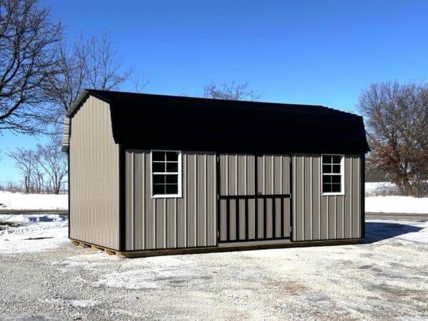 12x20 Highwall lofted barn