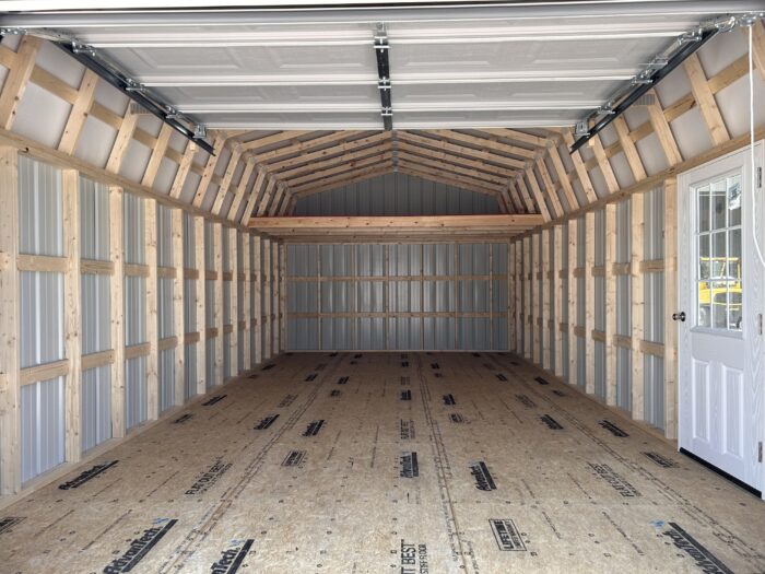 14x28 Highwall Lofted Garage