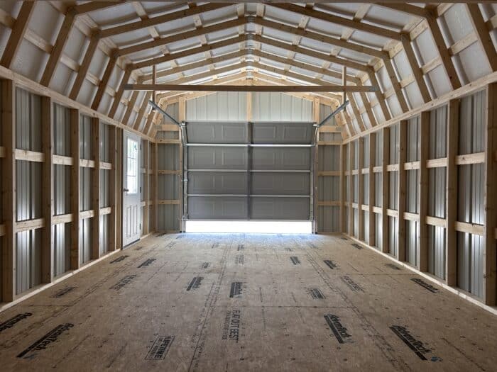 14x28 Highwall Lofted Garage