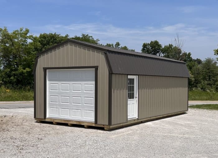 14x28 Highwall Lofted Garage