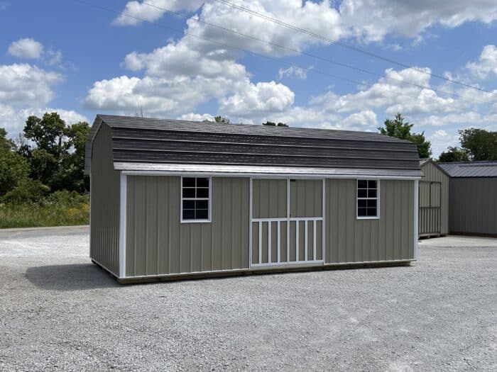 12x24 Highwall Lofted Barn