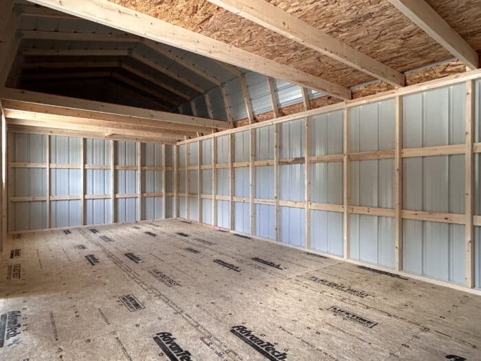 12x24 Highwall Lofted Barn