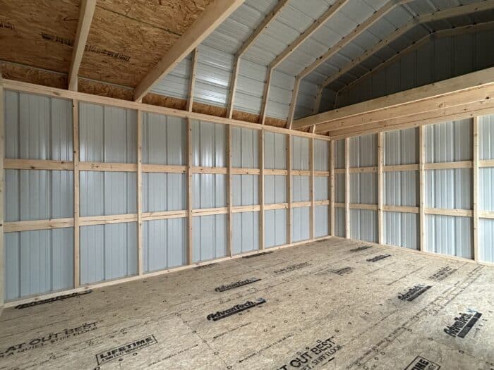 12x16 Highwall Lofted Barn