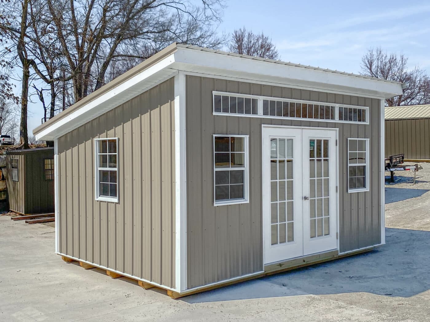 urban shed built by Premier Barns in Missouri