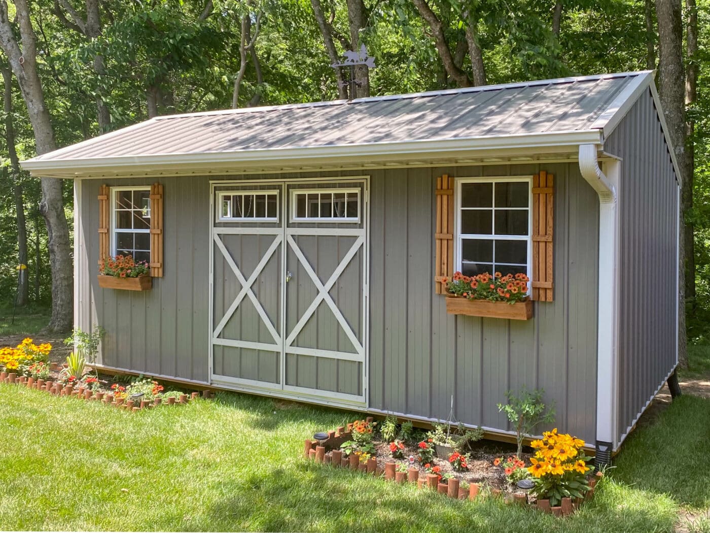 garden shed built by Premier Barns in Missouri