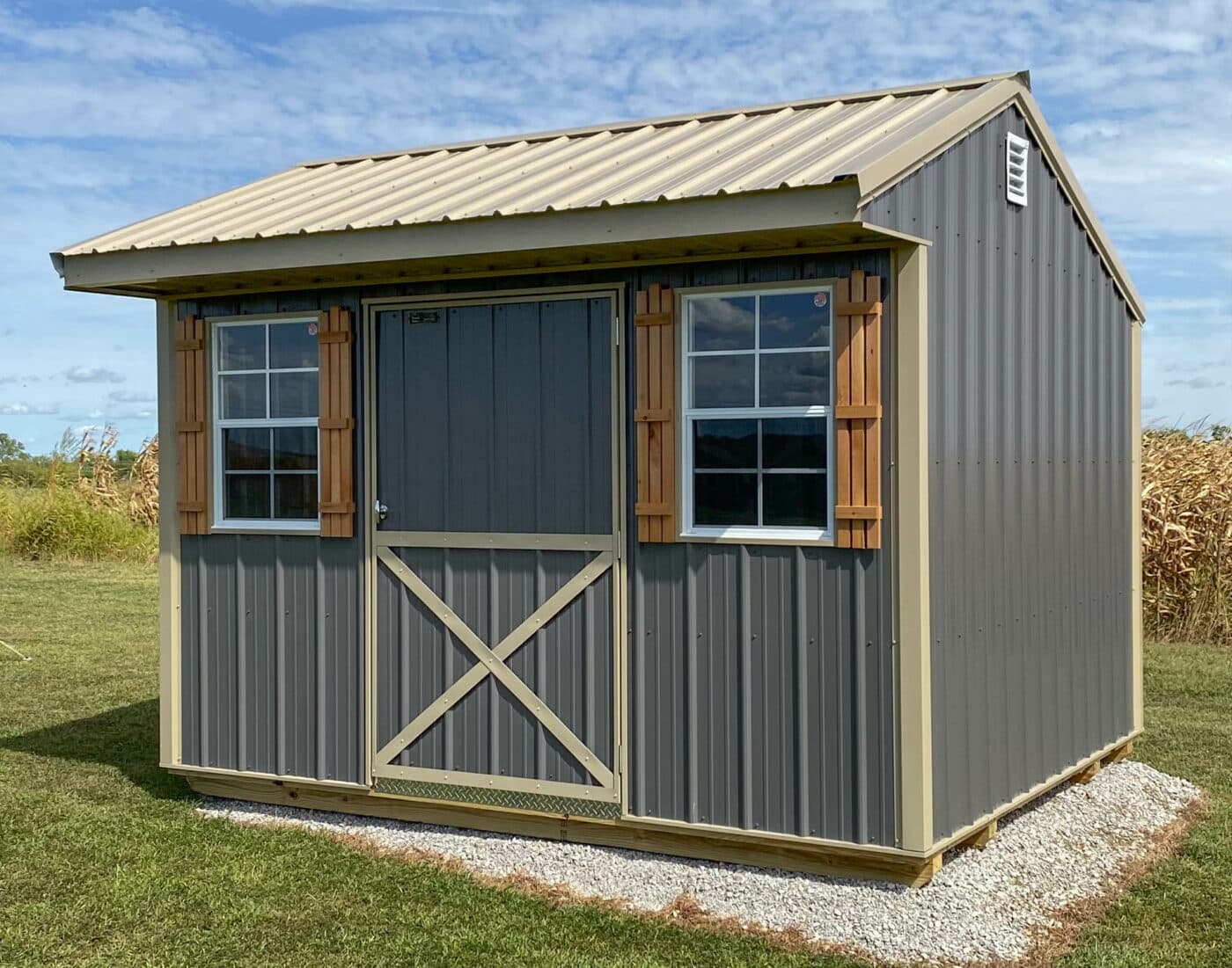 a garden shed built by Premier Barns in Missouri