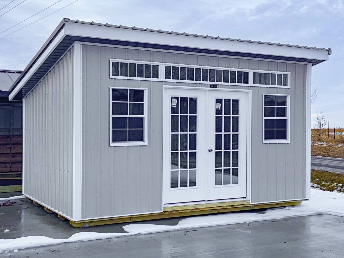 an urban shed built by Premier Barns in Missouri