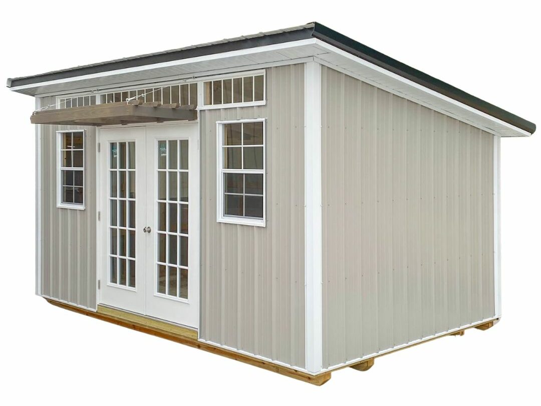 urban shed built by Premier Barns in Missouri